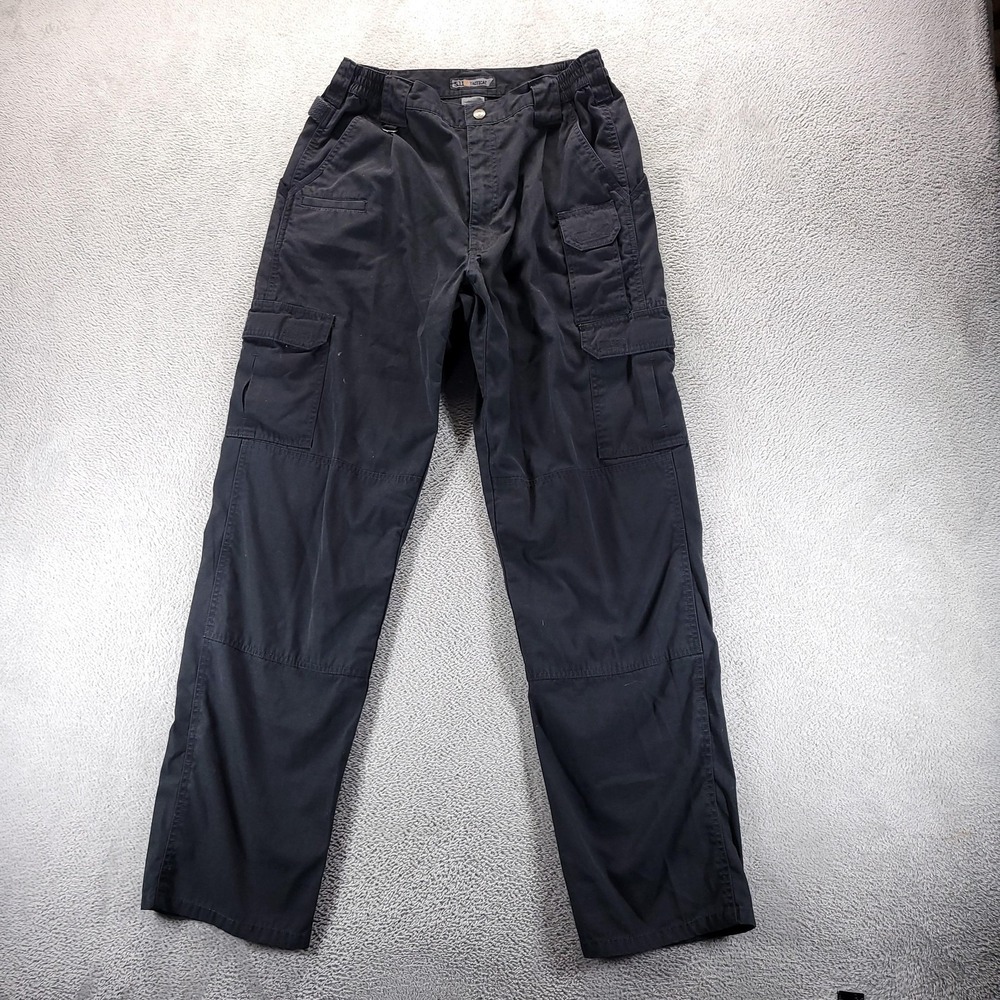 5.11 Tactical Pants Mens 34x34 Black Cargo Workwear Outdoor Hiking Tactical